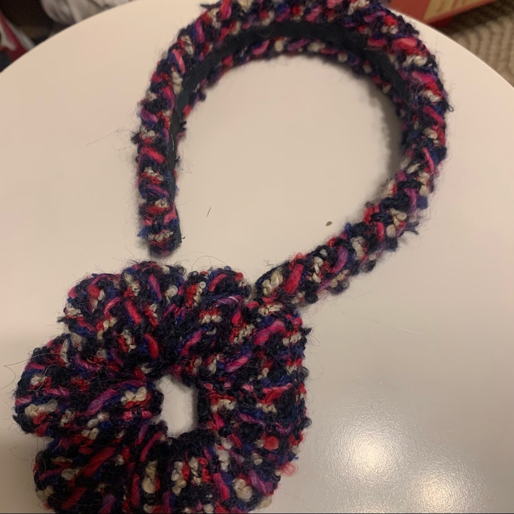 J. Crew headband & srunchie set